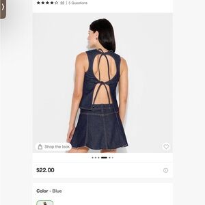 Target Blue Denim Dress